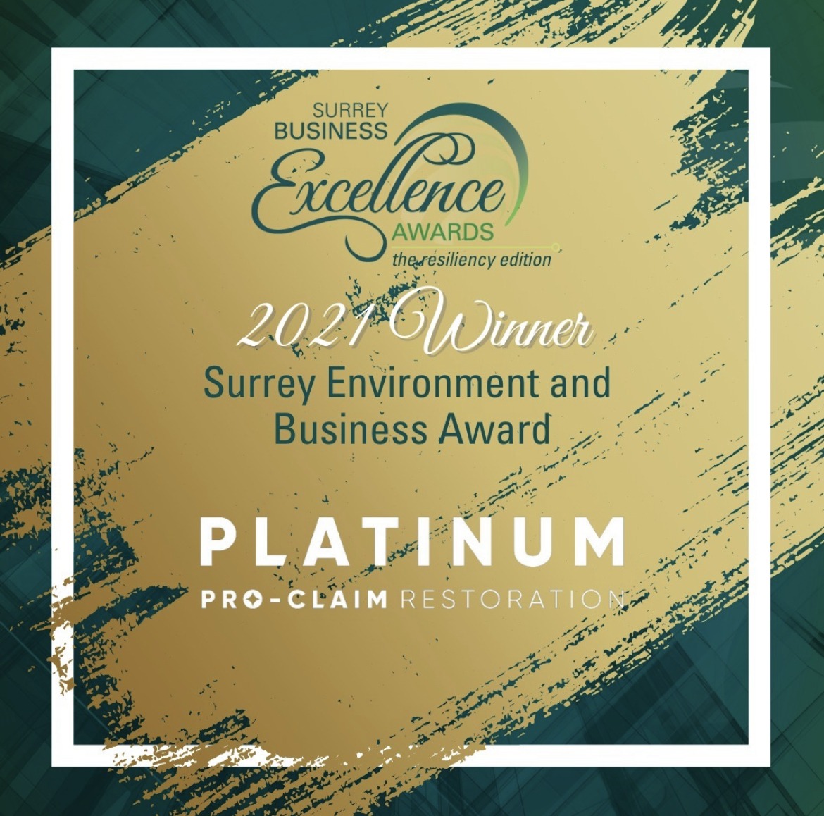 PPCR wins Surrey Environment and Business Award